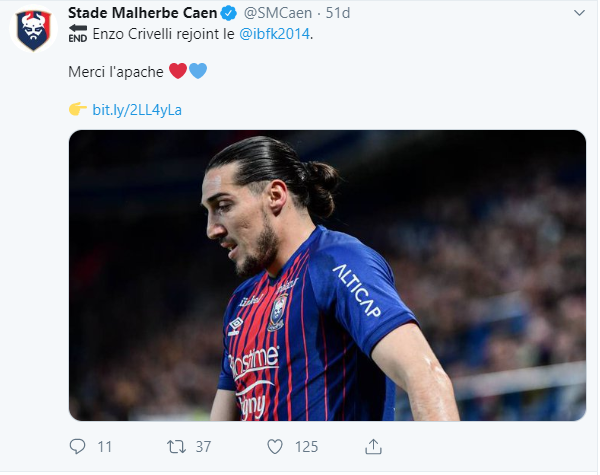 Caen'den Crivelli açıklaması