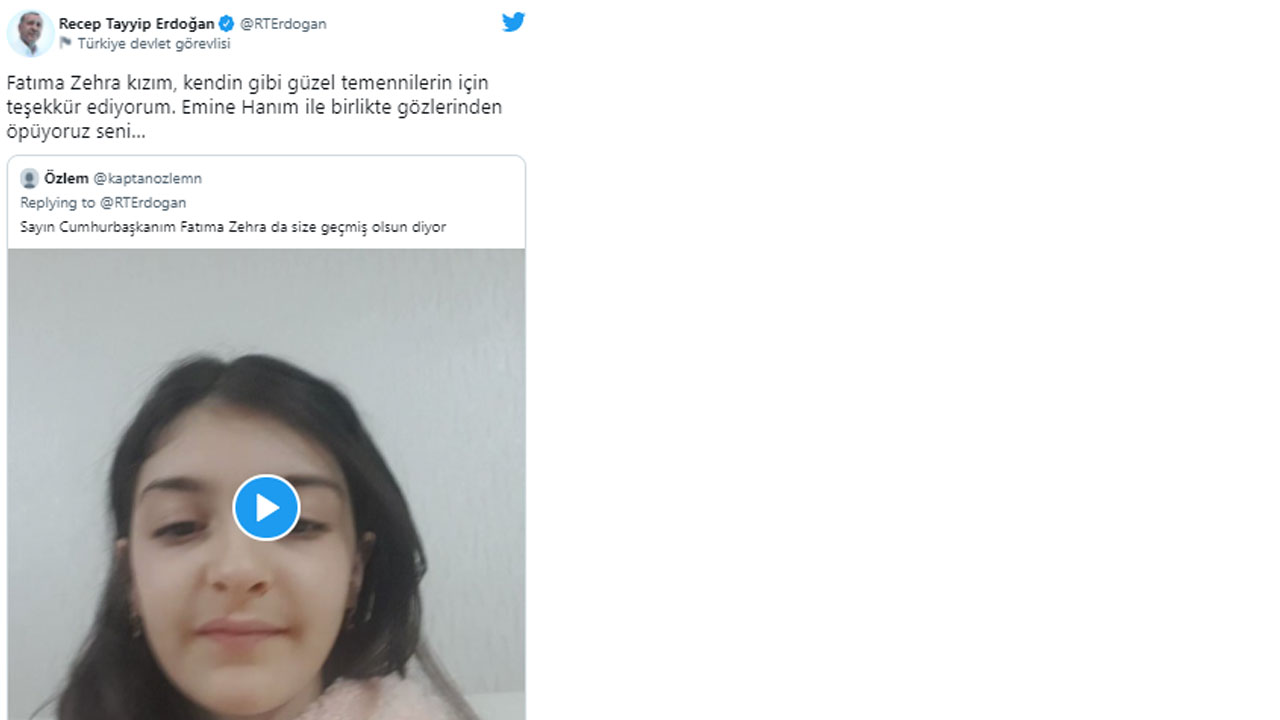 Cumhurbaşkanı Erdoğan'dan vatandaşlara teşekkür: Dualarınızı eksik etmeyin