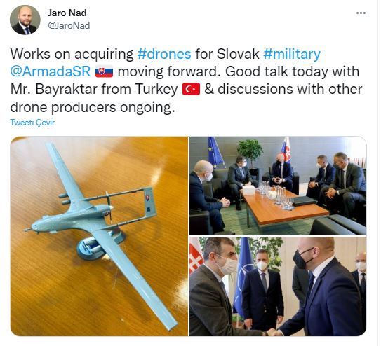 Slovakya Bayraktar TB2'ye talip! Görüşmeler başladı