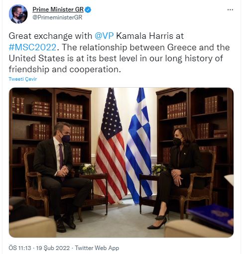 Yunanistan-ABD görüşmesinde konu Doğu Akdeniz: Yunan Başbakan Türkiye'yi şikayet etti