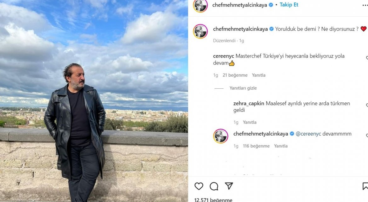 MasterChef'den ayrıldığı iddia edilmişti... Mehmet Şef'ten sürpriz karar