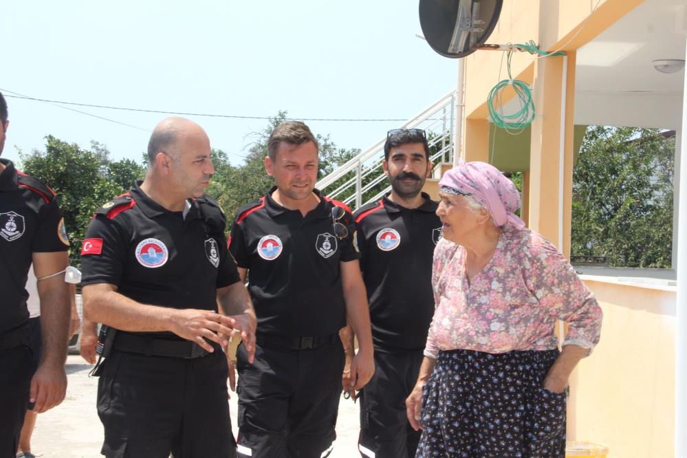 Gülşen teyze alevler arasında yanıyordu, Maltepe Belediyesi kurtardı