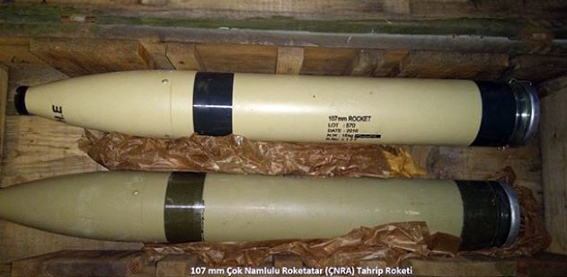 TSK, ele geçirilen terör örgütünün mühimmat deposunun fotoğraflarını paylaştı