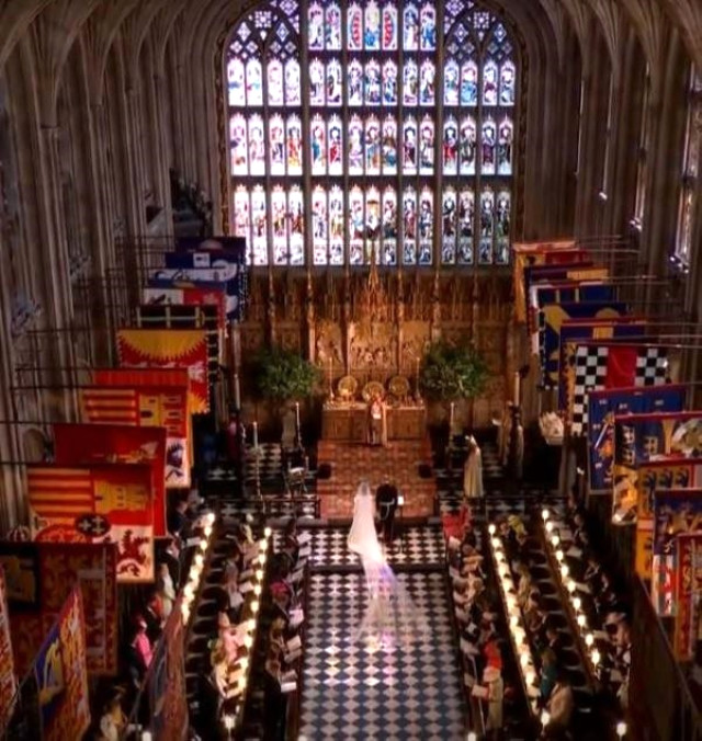Dünyanın gözü bu düğünde! Prens Harry ve Meghan Markle evlendi