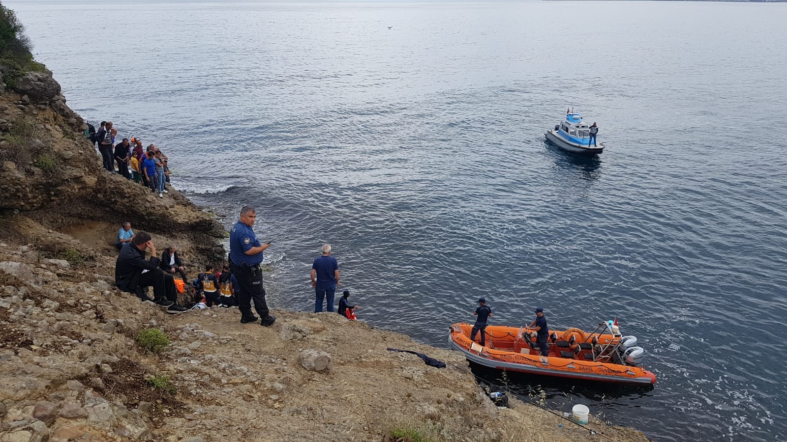 Sinop’ta 30 metrelik uçurumdan düşen şahıs yaralandı