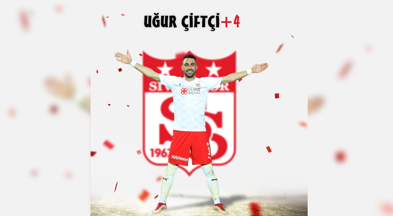 Uğur Çiftçi Sivasspor ile 4 yıl uzattı... Tecrübeli sol beke rekor sözleşme