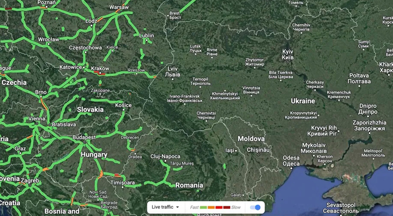 Google, Ukrayna işgalini gösteren harita özelliğini kapattı