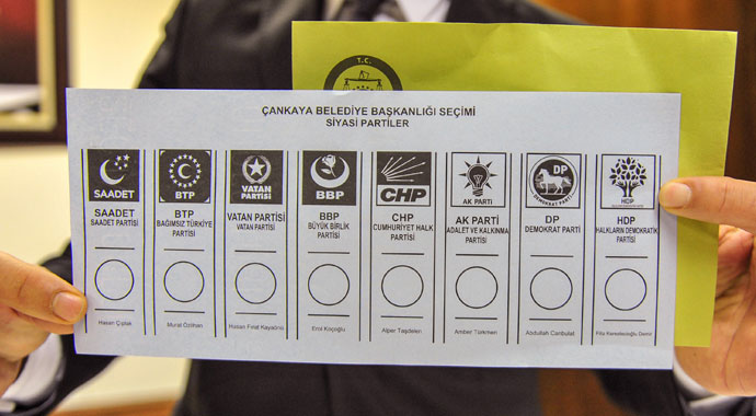 Yerel seçimlerde kullanılacak oy pusulaları belli oldu