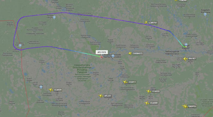 Rusya'da uçak kaçırma girişimi