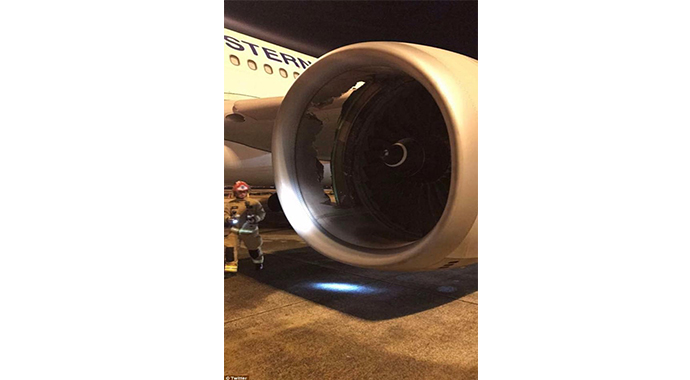 Havada panik! Motorunda delik açıldı