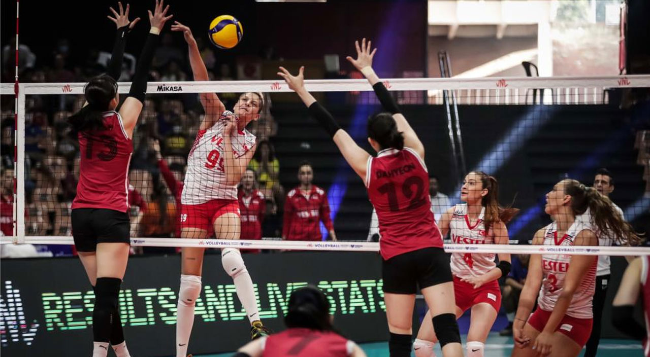 Voleybolda Güney Kore'den rövanşı aldık! Filenin Sultanları'ndan Milletler Ligi’nde 2. galibiyet