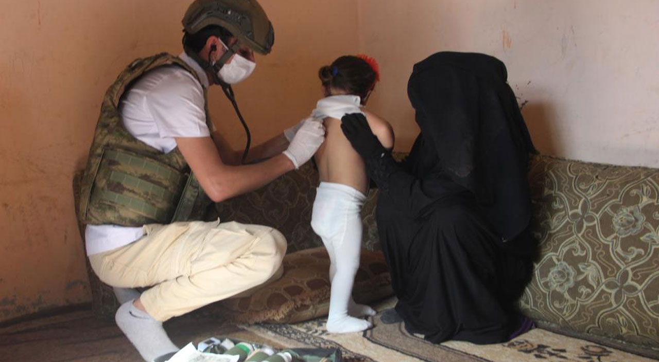 Mehmetçik Barış Pınarı Harekatı’nın sembol ismi Pınar bebeği unutmadı