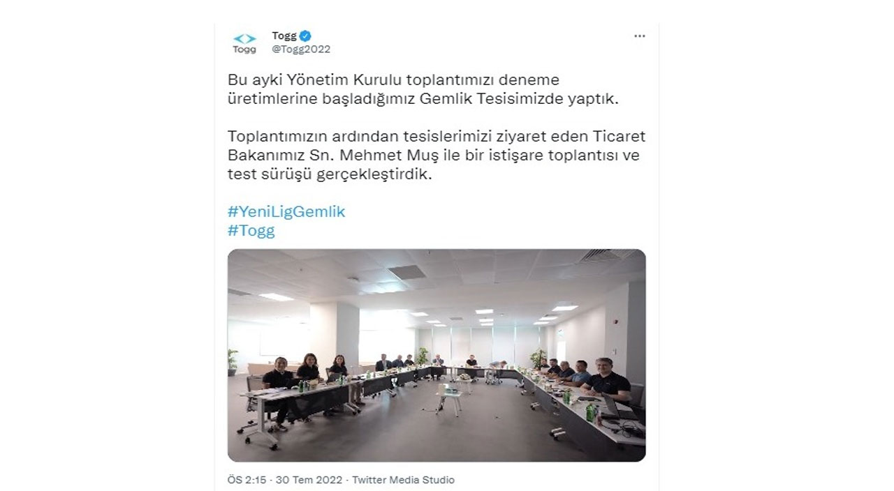 Beklenen haber geldi! Togg'un deneme üretimine başlandı