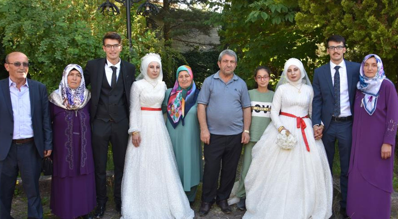 Hayaliydi gerçek oldu: İkiz oğulları, ikiz kadınlarla evlendi