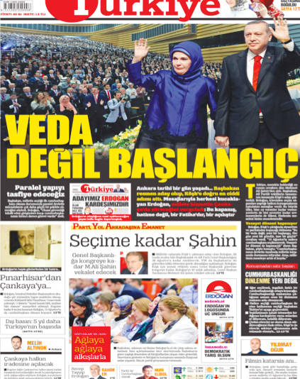 Erdoğan: Bu yoldan dönüş yok