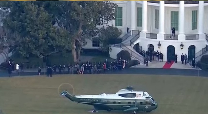 Donald Trump, Beyaz Saray’dan ayrıldı