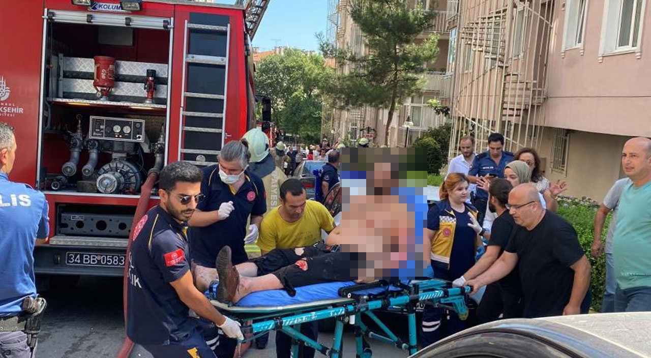 Üsküdar'da doğal gaz patlaması! Yaralılar var