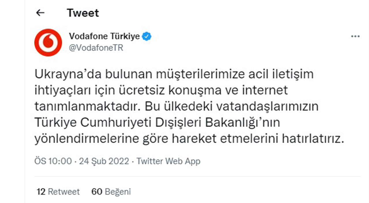 Telefon operatörlerinden Ukrayna'daki Türklere ücretsiz internet ve dakika