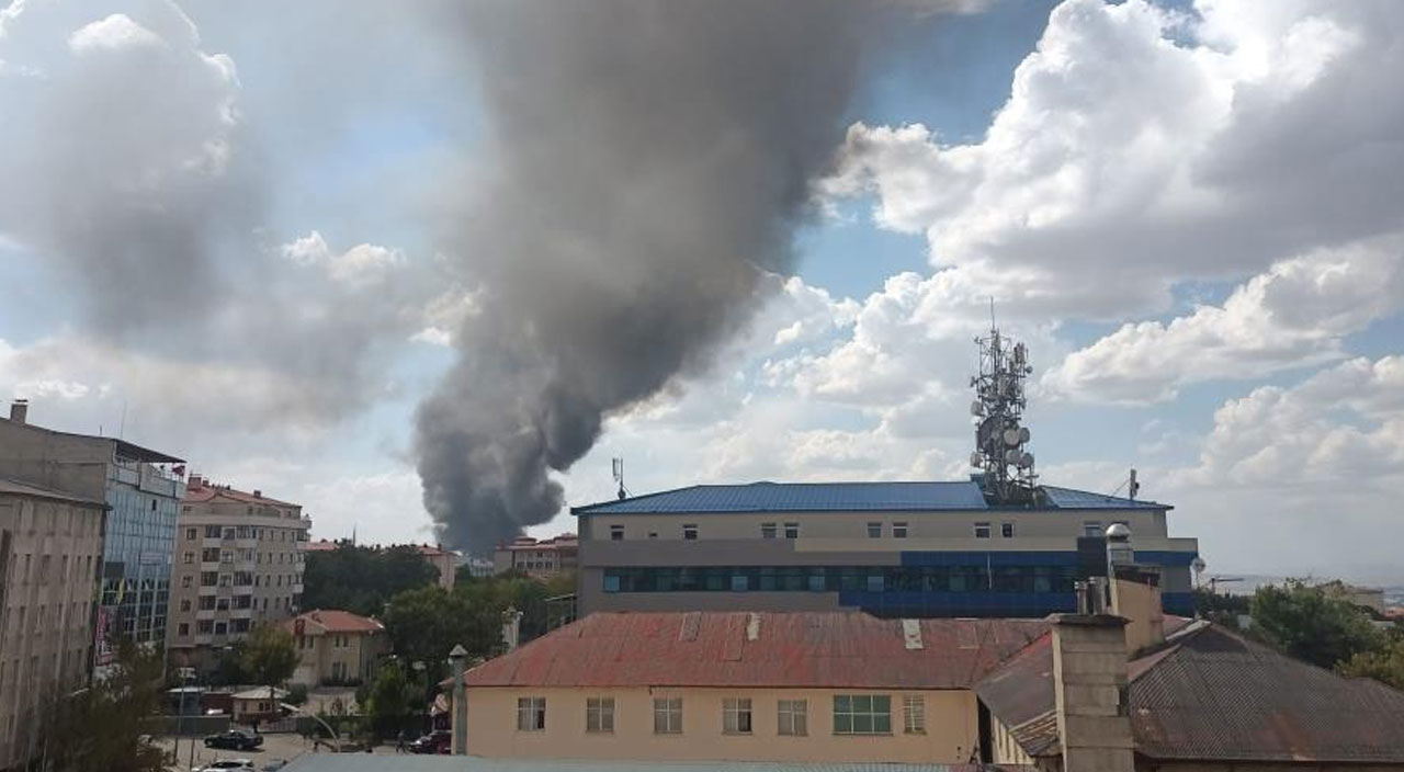 Son dakika haberi... Erzurum'da üniversitede yangın!