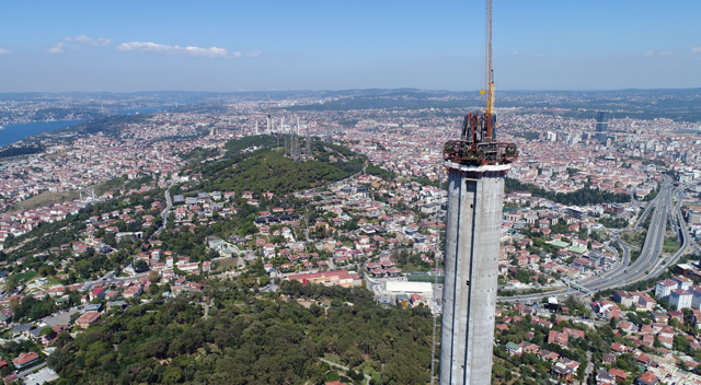 Çamlıca Kulesi antenini bekliyor