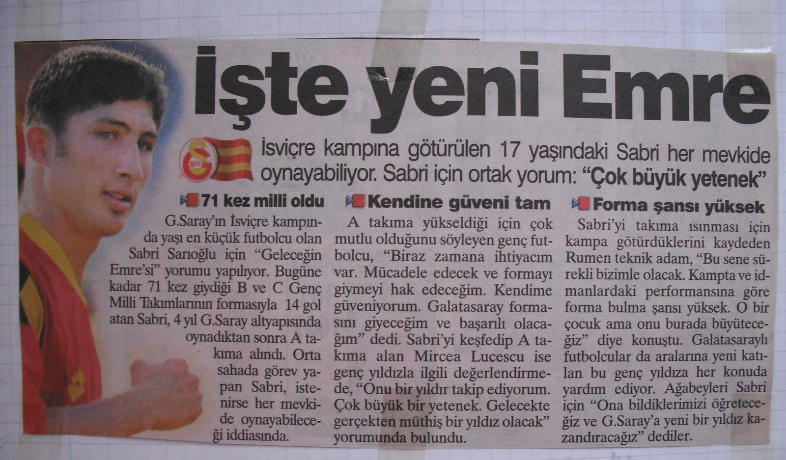 Galatasaray Sabri ile yollarını ayırdı