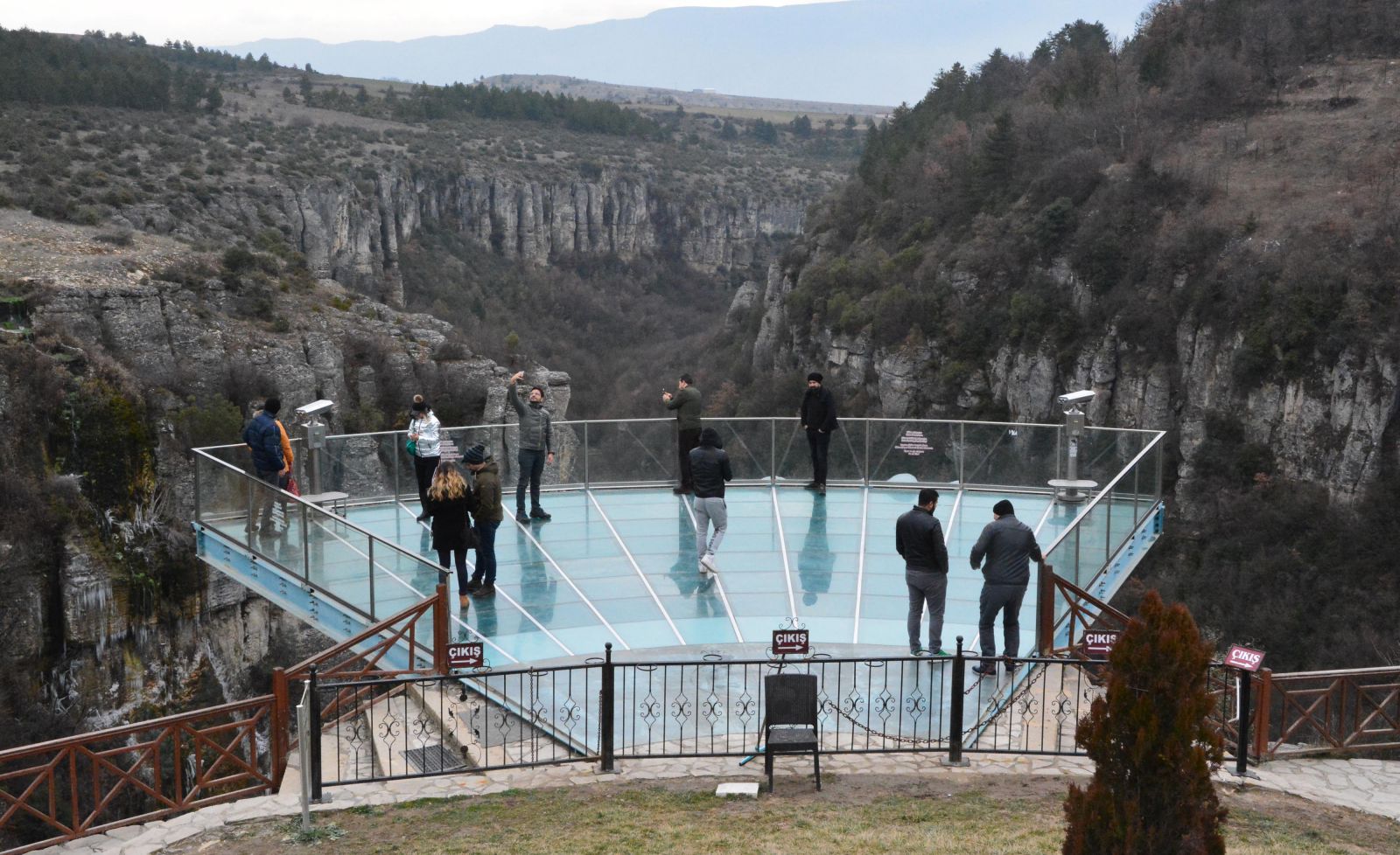 400 bin kişi Kristal Teras'tan Tokatlı Kanyonu'nu izledi