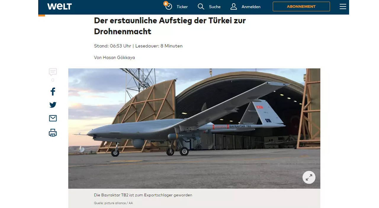 Bayraktar 'soğuk duş' etkisi yaptı! Alman gazetesi yazdı: Üreten Türkiye'yi hesaba katmadık