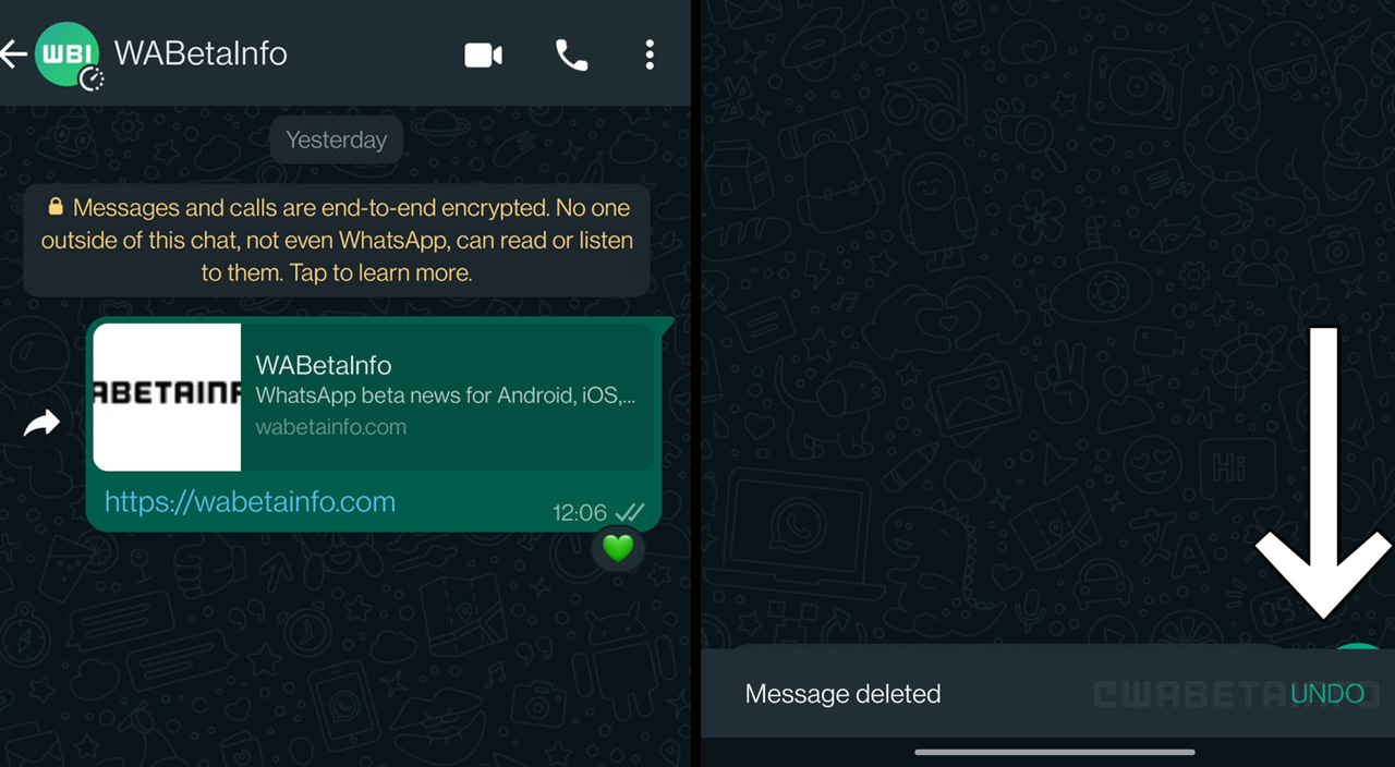 WhatsApp ‘Benden sil’ dedikten sonra geri alma artık mümkün! Yeni özellik ile mesajları herkesten silebileceksiniz WhatsApp ‘Benden sil’ dedikten sonra geri alma artık mümkün! Yeni özellik ile mesajları herkesten silebileceksiniz - 1. Resim