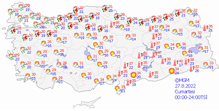 Meteoroloji'den 17  il için sel uyarısı! Gün boyu devam edecek