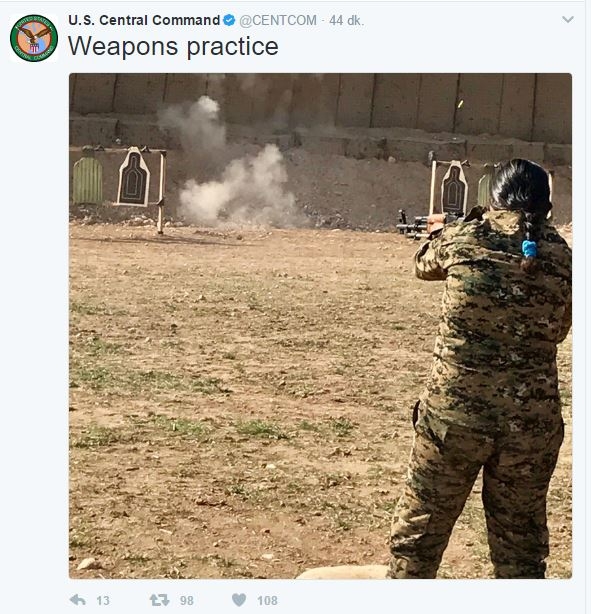 ABD Merkez Komutanlığı'ndan skandal tweetler
