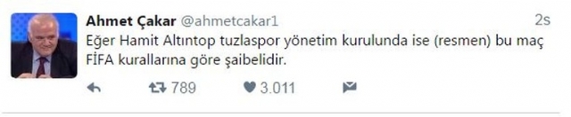 Hamit için olay iddia: Bunun adı şaibedir