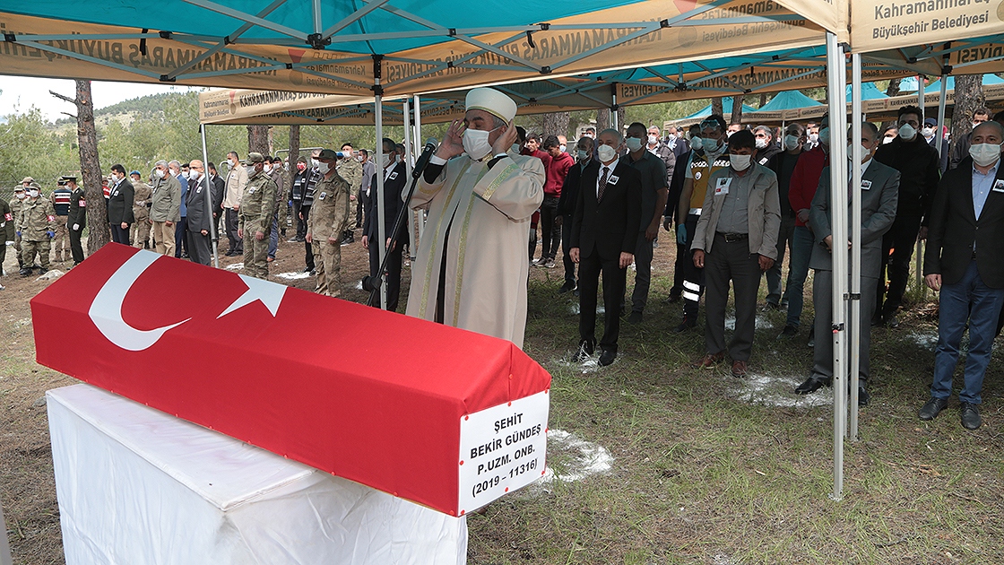 Şehit Piyade Uzman Onbaşı Gündeş son yolculuğuna uğurlandı