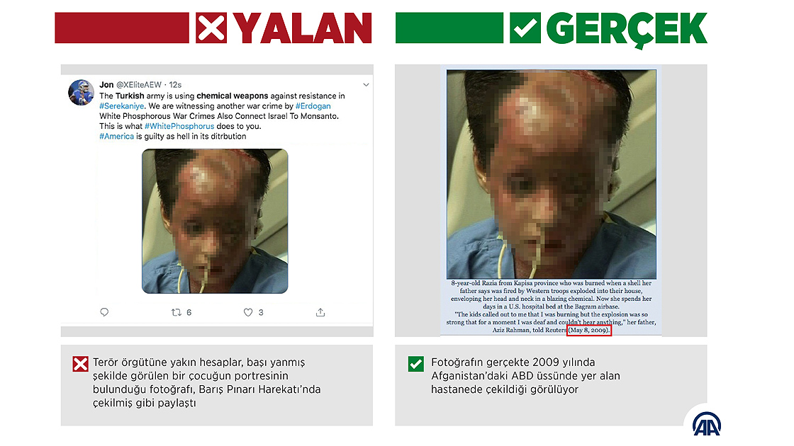Barış Pınarı Harekatı aleyhine 'yasaklı ve kimyasal silahlar' yalanı