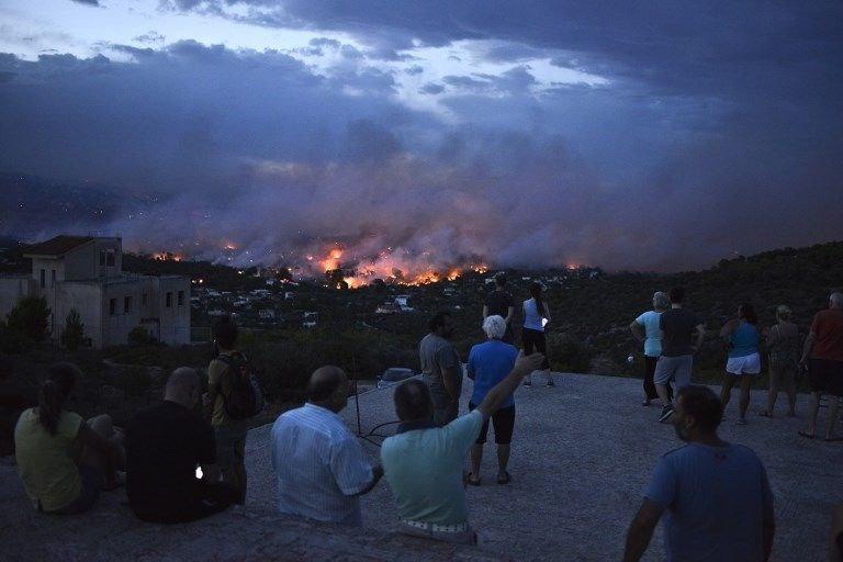 Yunanistan'daki orman yangınında ölü sayısı 74'e yükseldi
