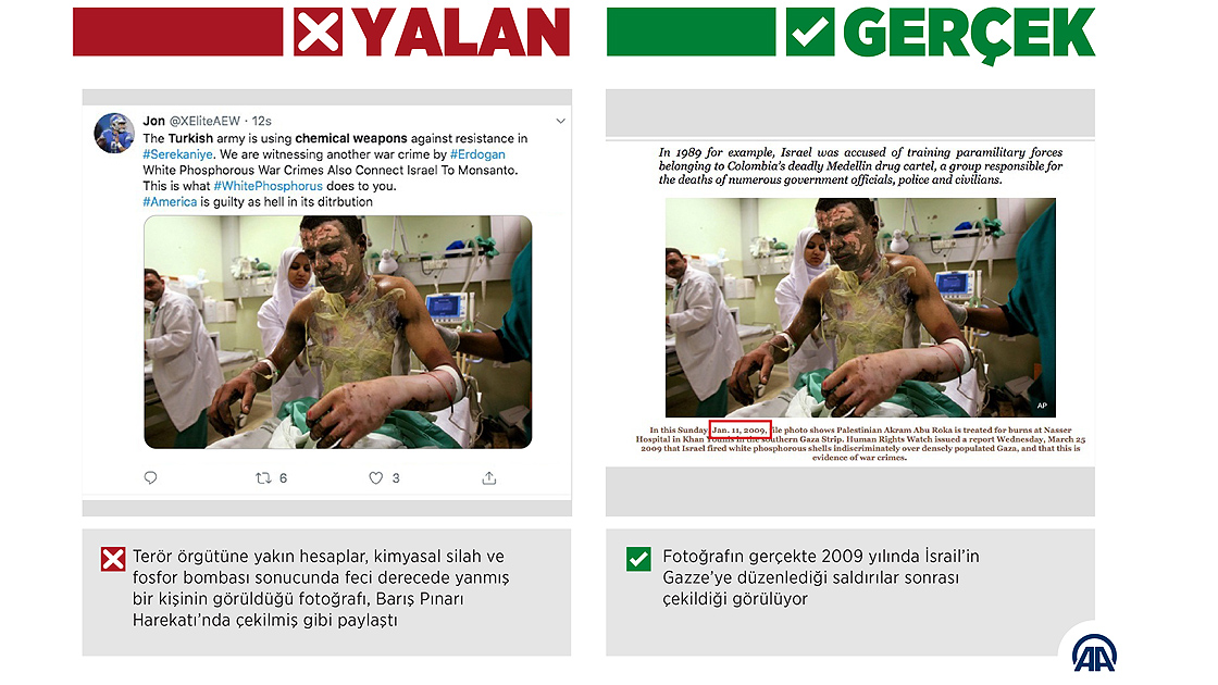 Barış Pınarı Harekatı aleyhine 'yasaklı ve kimyasal silahlar' yalanı