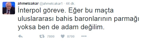 Ahmet Çakar'dan olay olacak iddia
