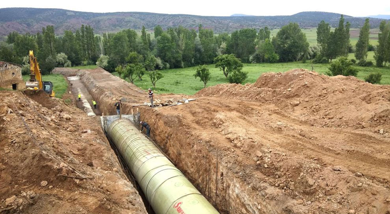 Tokat'ta yapımı süren barajla 38 bin dekar arazi sulanacak
