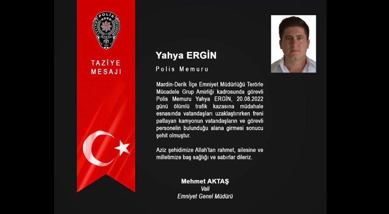 Mardin'deki feci kazada şehit olan polisle ilgili kahreden detay ortaya çıktı