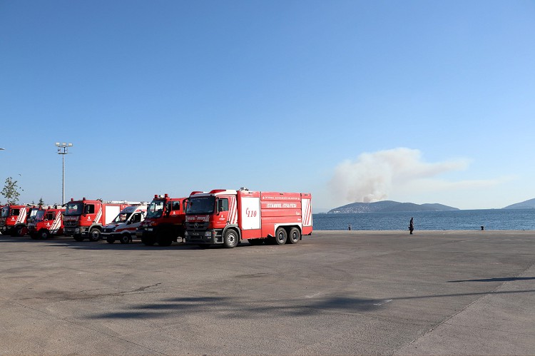 Heybeliada'da orman yangını!