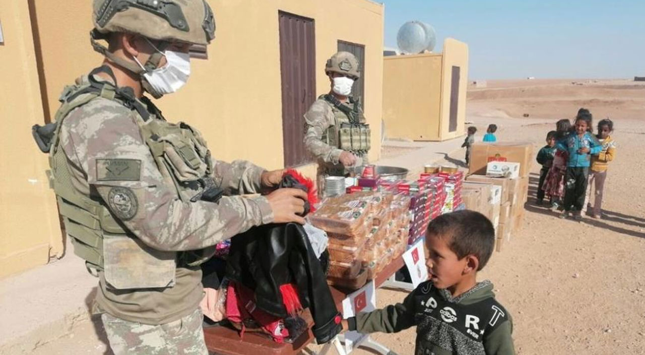 Mehmetçik Suriye’de insani yardım faaliyetlerini aralıksız sürdürüyor