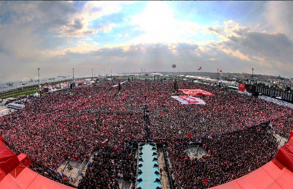 The Times Yenikapı'da milyonları göremedi