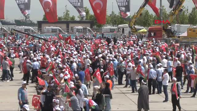 Kudüs'ün çığlığı İstanbul'da yankılanıyor! Yüz binler Yenikapı'da...
