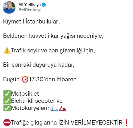 İstanbul Valisi Yerlikaya saat verip uyardı: Kuvvetli geliyor, sokağa çıkmayın
