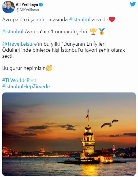 Avrupa'nın en iyi şehri İstanbul seçildi!