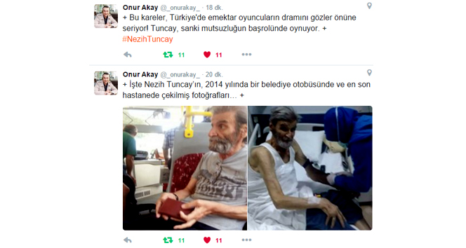 Nezih Tuncay hastaneye kaldırıldı