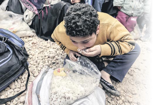 Açlık sınırı aştı!