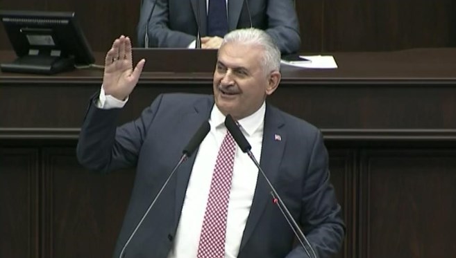 Binali Yıldırım grup toplantısında konuştu