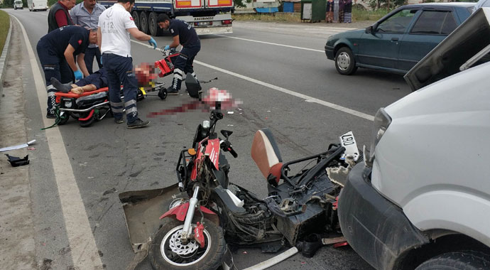 Zabıta memuru görev yaptığı yere 25 metre kala kazada öldü