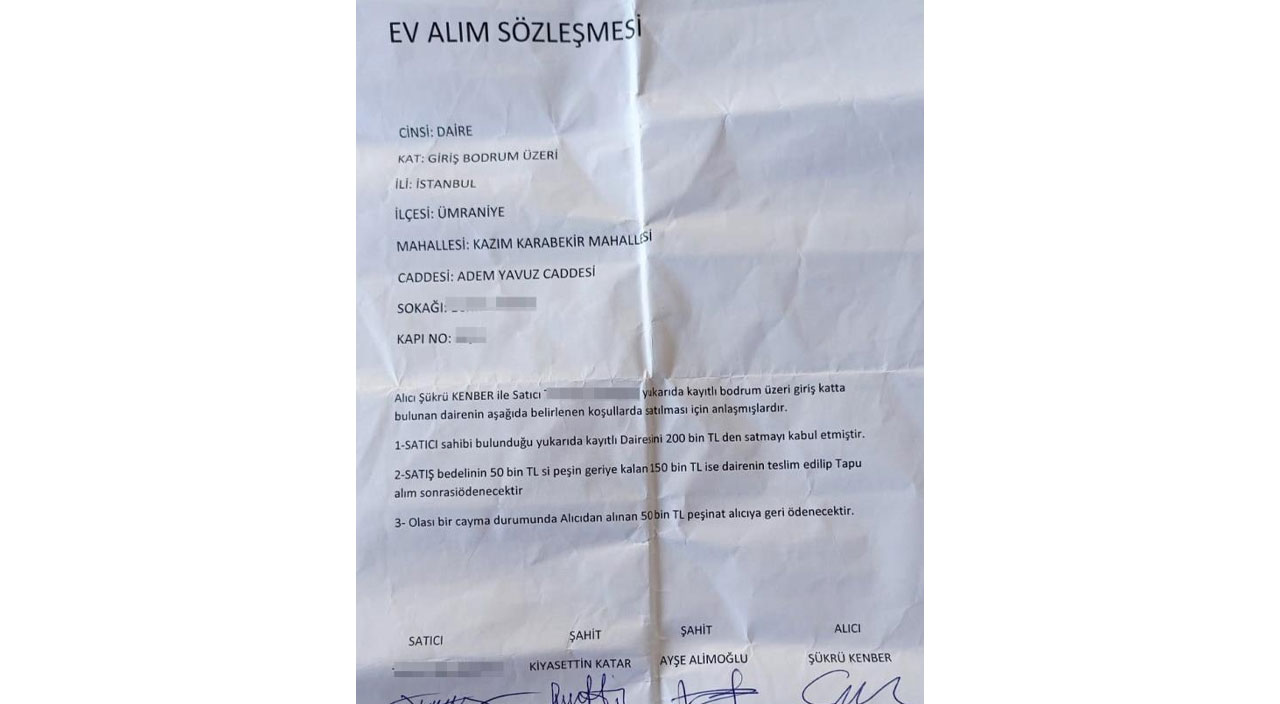 Ev sahibi olma hayali tüm birikiminden etti: Eniştesi tarafından dolandırıldı