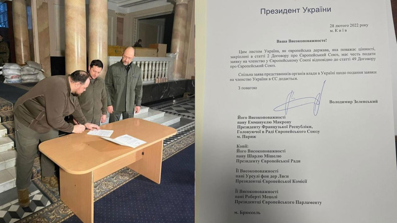 Zelenskiy imzayı attı: Ukrayna adım adım AB üyeliğine